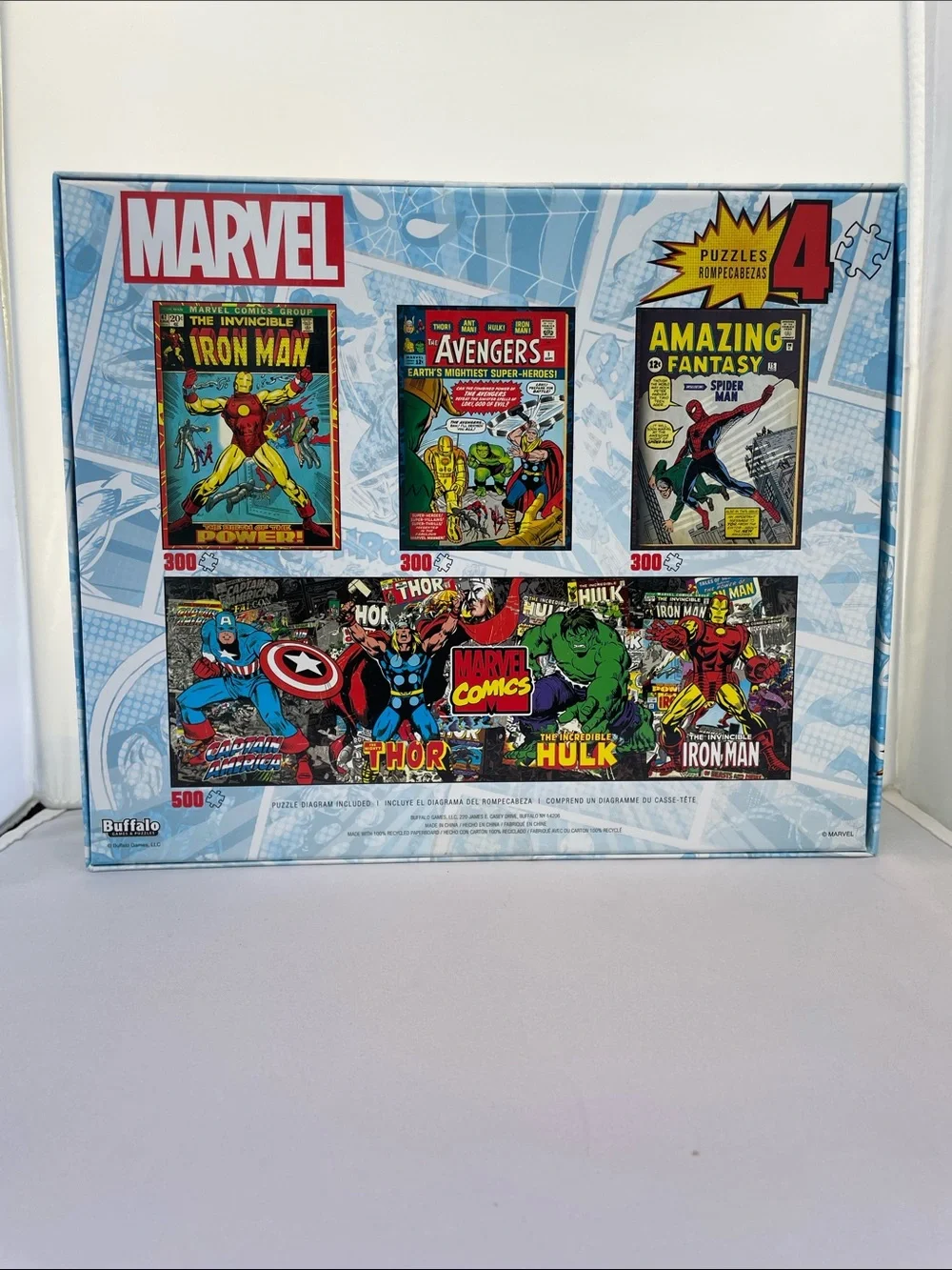 Marvel branded puzzle